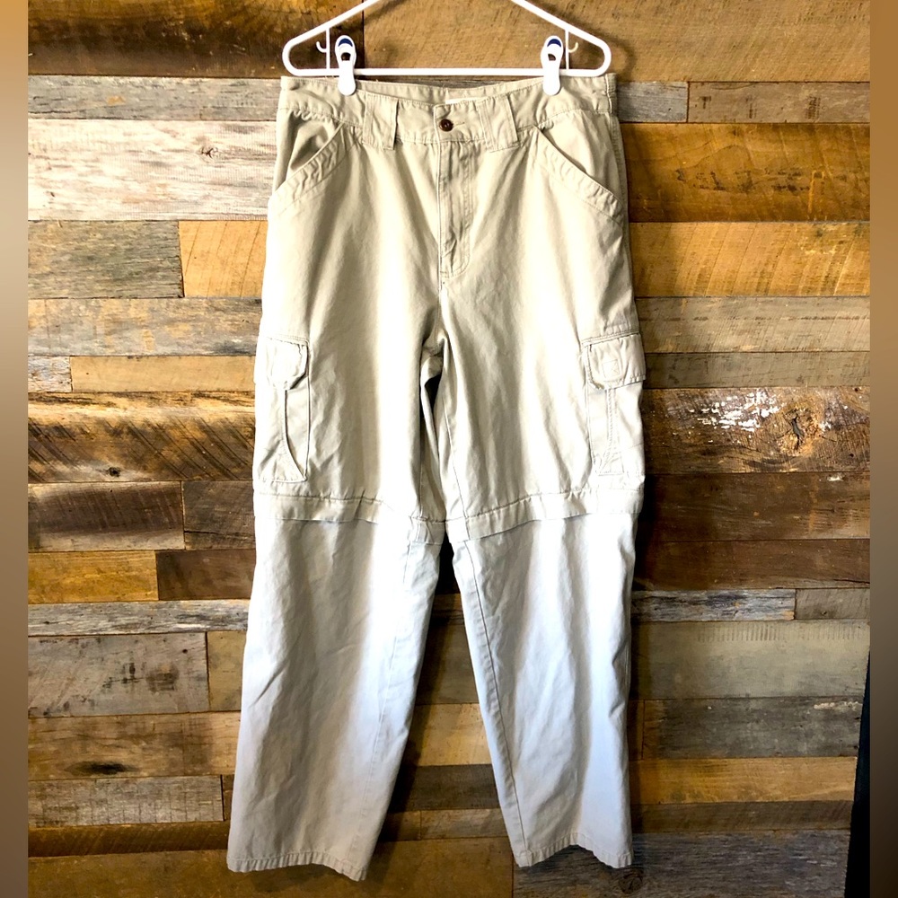 Faded Glory Beige Cargo Pants 36-34